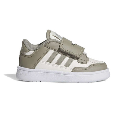 Adidas Infants Rapid Court CF Silver Pebble / Cloud White / White by Adidas - Everyday Comfort with comfort, quality and modern style