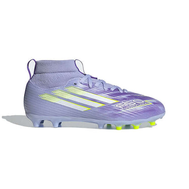 Adidas Football Kids F50 Sparkfusion League Firm Ground/Artificial Grass Boots Violet Tone / Lucid Lemon / Purple Rush by Adidas - Everyday Comfort with comfort, quality and modern style