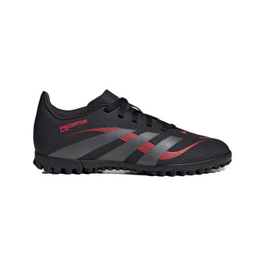Adidas Football Kids Predator Club Turf Boots Core Black / Grey Four / Lucid Red by Adidas - Classic Footwear with comfort, quality and modern style
