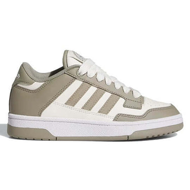 Adidas Junior Rapid Court Low Silver Pebble / Cloud White / Cloud White by Adidas - Durable Design with comfort, quality and modern style
