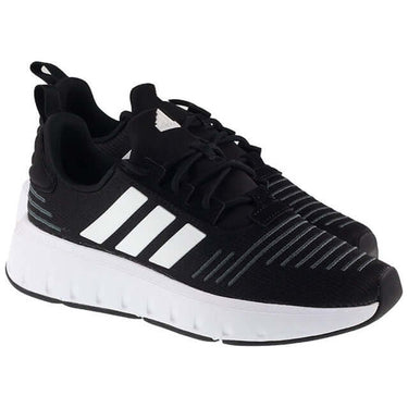 Adidas Junior Swift Run 23 Black White Grey For:Boys, For:Girls, For:Kids, Type:Shoes - Junior Age 10 - 13