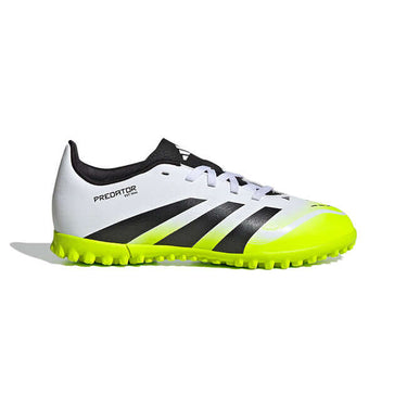 Adidas Football Kids Predator Club Turf Boots White / Lucid Lemon / Core Black by Adidas - Heritage Style with comfort, quality and modern style