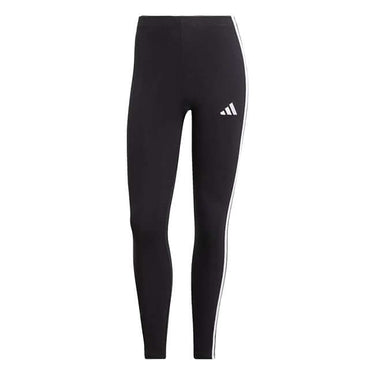 Adidas Womens Essentials 3-Stripes Cotton Leggings Black / White by Adidas - Timeless Look with comfort, quality and modern style