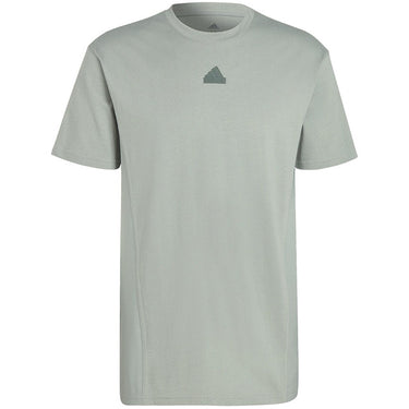 Adidas Mens City Escape T Shirt Silver Green For:Men, Type:T-Shirts & Vests