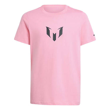 Adidas Kids Messi Name & Number Graphic T-Shirt Easy Pink by Adidas - Wardrobe Essential with comfort, quality and modern style