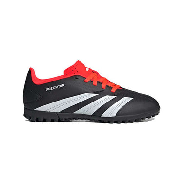 Adidas Football Kids Predator Club Turf Boots Core Black / Cloud White / Solar Red by Adidas - Heritage Style with comfort, quality and modern style