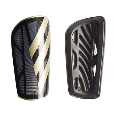 Adidas Tiro League Shin Guards Black / Gold Metallic / White by Adidas - Durable Design with comfort, quality and modern style