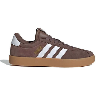 Adidas Mens VL Court 3.0 Earth Strata / Cloud White / Gold Metallic by Adidas - Durable Design with comfort, quality and modern style