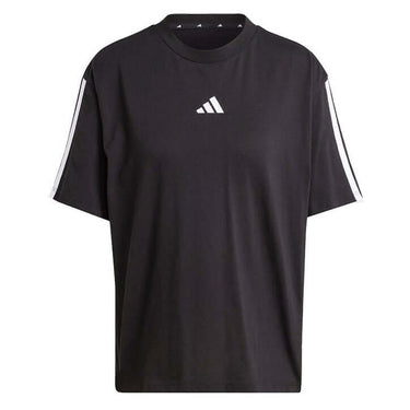 Adidas Womens Essentials 3-Stripes Boyfriend Tee Black and White by Adidas - Timeless Design with comfort, quality and modern style