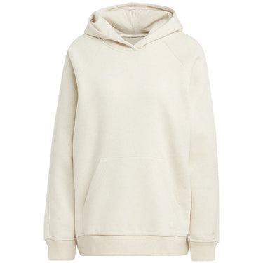 Adidas Womens All SZN Fleece Boyfriend Hoodie Ecru Tint Mel For:Women, Type:Hoodies