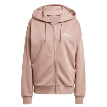 Adidas Womens Linear Full Zip Hoodie Pink by Adidas - Durable Design with comfort, quality and modern style