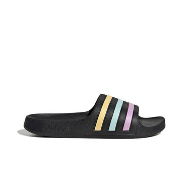 Adidas Kids Adilette Aqua Slide Black / Orange Tint / Halo Mint by Adidas - Classic Footwear with comfort, quality and modern style