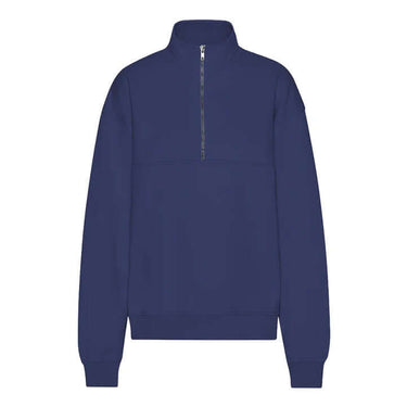 Colorful Standard Organic Quarter Zip - Marine Blue by Colorful Standard - Timeless Look with comfort, quality and modern style