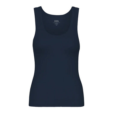 Colorful Standard Women Organic Rib Tank Top - Navy Blue by Colorful Standard - Durable Design with comfort, quality and modern style