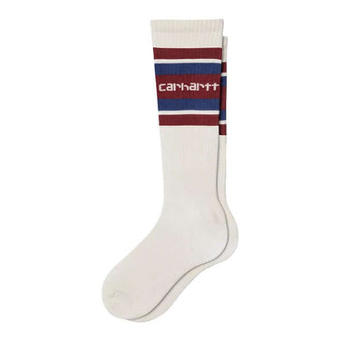 Carhartt WIP Accessories Connors Socks Natural / Scarlet / Wolfsbane by Carhartt - Durable Design with comfort, quality and modern style