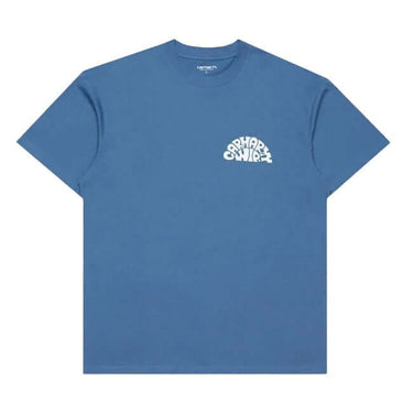 Carhartt WIP Mens Jazzy T-Shirt Blue Iris / White by Carhartt - Wardrobe Essential with comfort, quality and modern style
