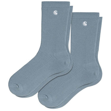 Carhartt WIP Accessories Madison 2 Pack Socks Frosted Blue by Carhartt - Everyday Comfort with comfort, quality and modern style