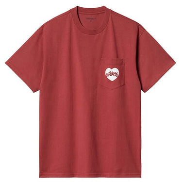 Carhartt WIP Mens S/S Amour Pocket T Shirt Tuscany White by Carhartt - Classic Footwear with comfort, quality and modern style