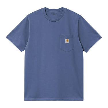 Carhartt Mens S/S Pocket T-Shirt Blue Iris by Carhartt - Wardrobe Essential with comfort, quality and modern style