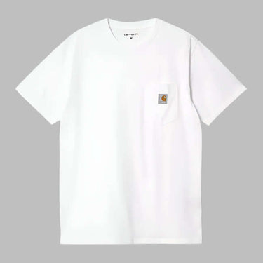 Carhartt Mens S/S Pocket T-Shirt White by Carhartt - Wardrobe Essential with comfort, quality and modern style