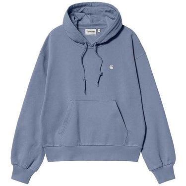 Carhartt WIP Womens Hooded Casey Sweatshirt Bay Blue Silver For:Women, Type:Hoodies