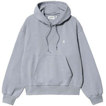 Carhartt WIP Womens Hooded Casey Sweatshirt Mirror Silver For:Women, Type:Hoodies