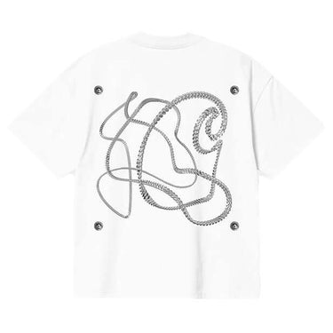 Carhartt WIP Womens SS Chain Link T shirt White by Carhartt - Durable Design with comfort, quality and modern style