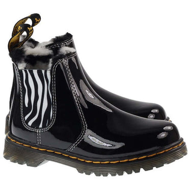 Dr Martens Boots Kids 2976 Leonore Patent Lamper Black For:Boys, For:Girls, For:Kids, Type:Shoes - Junior Age 10 - 13