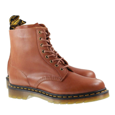 Dr Martens Shoes Mens 1460 Pascal Saddle Tan For:Men, Type:Boots & Shoes