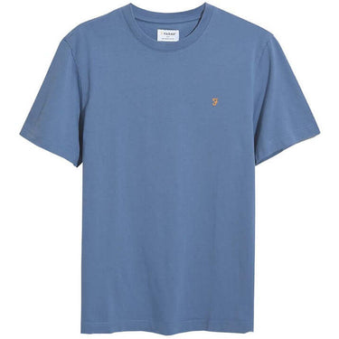 Farah Mens Danny T Shirt Sheaf Blue by Farah - Heritage Style with comfort, quality and modern style