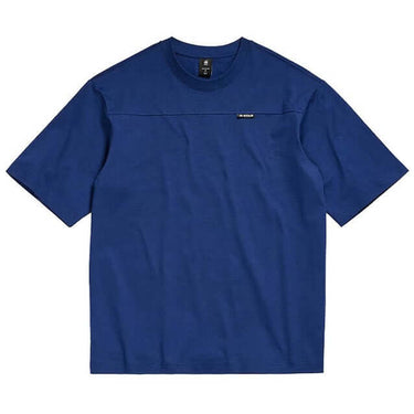 G Star Raw Mens Boxy Base 2.0 T Shirt Ballpen Blue For:Men, Type:T-Shirts & Vests