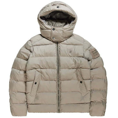 G Star Raw Mens Whistler Padded Hooded Jacket Elephant Skin For:Men, Type:Jackets & Coats