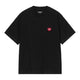 Carhartt Womens S/S Patch Heart T-Shirt Black / Red