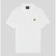 Lyle and Scott Mens Popcorn Jacquard Polo Shirt White
