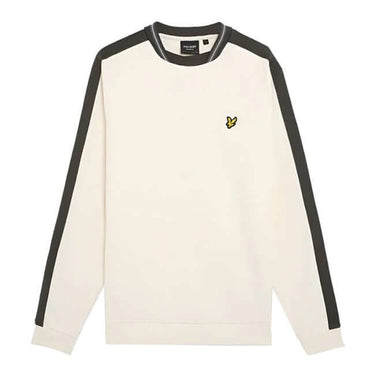 Lyle and Scott Mens Contrast Taped Sweatshirt Natural by Lyle And Scott - Everyday Comfort with comfort, quality and modern style