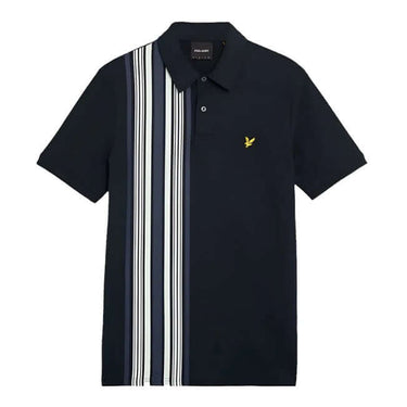 Lyle and Scott Mens Deck Stripe Polo Shirt Dark Navy by Lyle And Scott - Durable Design with comfort, quality and modern style