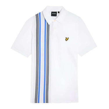 Lyle and Scott Mens Deck Stripe Polo Shirt White by Lyle And Scott - Classic Footwear with comfort, quality and modern style
