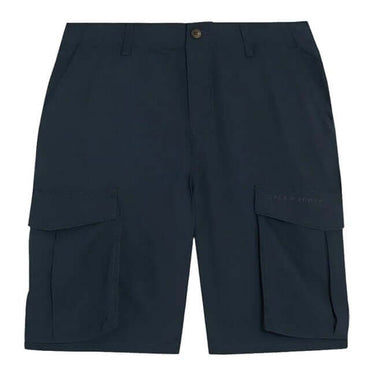 Lyle and Scott Mens Cotton Linen Cargo Shorts Dark Navy by Lyle And Scott - Heritage Style with comfort, quality and modern style