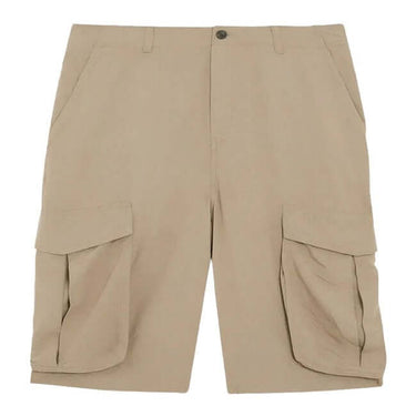 Lyle and Scott Mens Cotton Linen Cargo Shorts Desert Taupe by Lyle And Scott - Heritage Style with comfort, quality and modern style