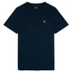 Lyle and Scott Mens Oversized Cotton Crew Neck T-Shirt Dark Navy