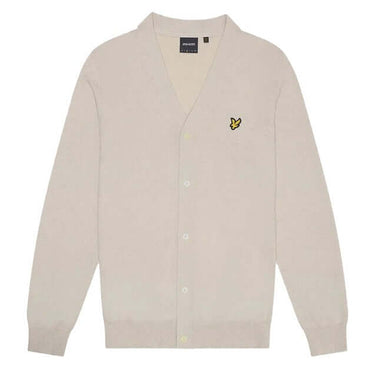 Lyle and Scott Mens Cotton Merino V Neck Cardigan Cove by Lyle And Scott - Timeless Look with comfort, quality and modern style