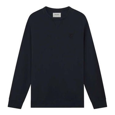 Lyle and Scott Mens Tonal Eagle Crew Neck Sweatshirt Dark Navy by Lyle And Scott - Classic Footwear with comfort, quality and modern style