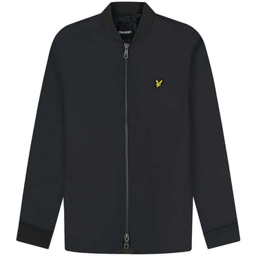 Lyle and Scott Mens Bomber Jacket Gunmetal For:Men, Type:Jackets & Coats