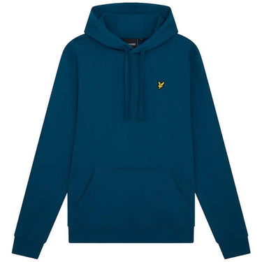 Lyle and Scott Mens Pullover Hoodie Apres Navy For:Men, Type:Hoodies