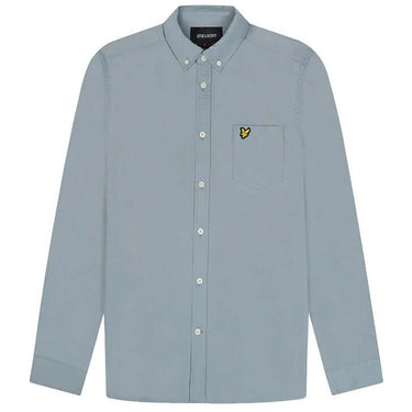 Lyle and Scott Mens Regular Fit Light Weight Oxford Shirt Slate Blue by Lyle And Scott - Durable Design with comfort, quality and modern style