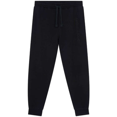 Lyle and Scott Mens Script Embroidery Jogger Jet Black For:Men, Type:Jogging Bottoms