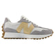 New Balance Trainers Womens 327 Grey Matter/ Gold