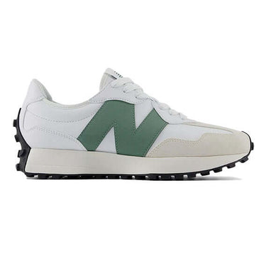 New Balance Trainers 327 White with Dark Juniper by New Balance - Durable Design with comfort, quality and modern style