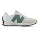 New Balance Trainers 327 White with Dark Juniper