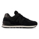 New Balance Trainers Womens 574 Black with Metallic Black